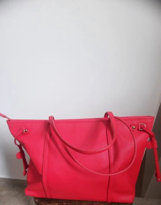 Borsa Biblos rosso corallo