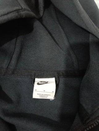 Nike Tech Fleece Sudadera Negra con Capucha
