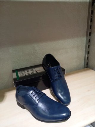 Scarpe uomo eleganti blu taglia 41