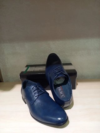 Scarpe uomo eleganti blu taglia 41