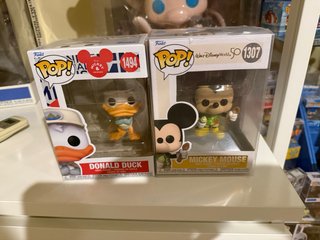 Funko Pop! Donald Duck 1494 y Mickey Mouse 1307