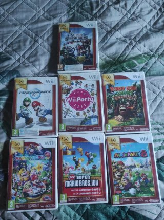 Pack 6 Juegos Wii: Mario Kart, Smash Bros, etc.