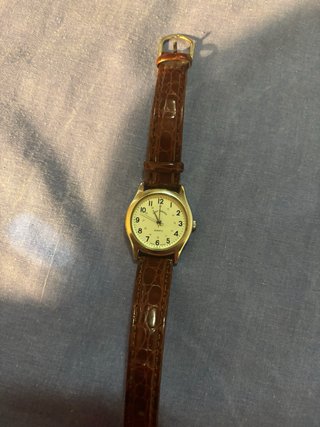 Reloj Louis Valentin Correa Marrón y Dorado