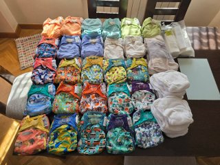 Pack 26 pañales Tela Popin + absorbentes y forros