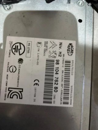 Rádio GPS Peugeot 508 9810476280