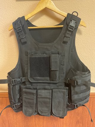 Chaleco táctico molle negro