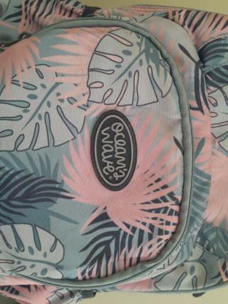 Mochila Ocean's Wave estampado tropical
