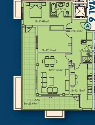 Ático en venta en Los Castros - Castrillón - Eiris en Coruña (A)
