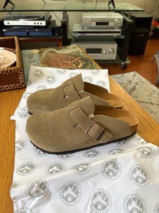 Zuecos Birkenstock Beige