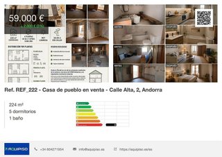 Casa en venta en Andorra