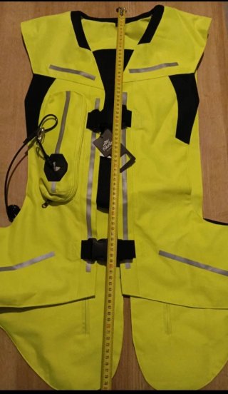Chaleco Airbag Moto Amarillo 2XL