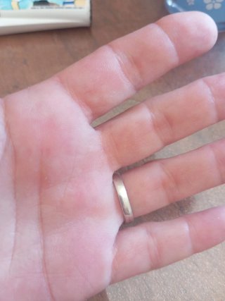 Anello vintage argento occhio portafortuna