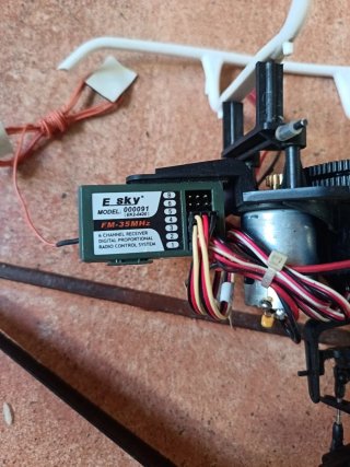 Helicóptero RC para piezas