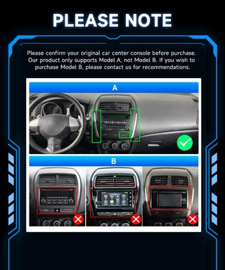 NUEVO Radio Coche Rimoody para Mitsubishi ASX 1
