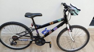 Bicicleta negra niños