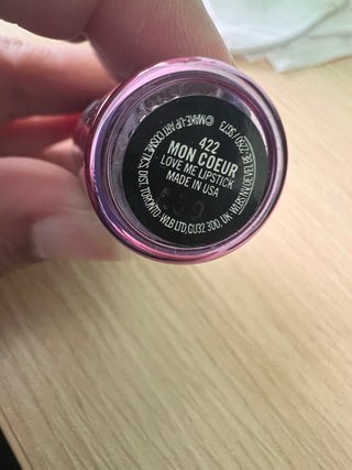MAC Lipstick Mon Coeur Negro/Rosa