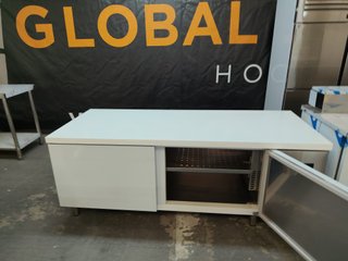 BAJO MOSTRADOR INDUSTRIAL 2 PUERTAS NUEVOS