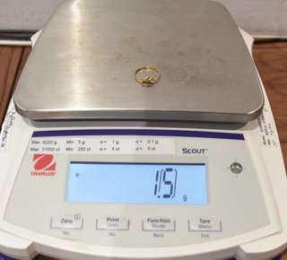 SORTIJA DE ORO 18K/ 1.5GR