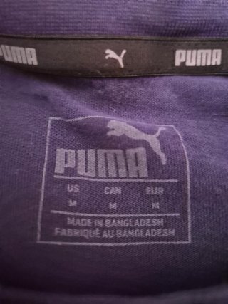 Camiseta Puma Azul Marino Talla M como nueva