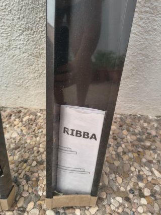 2 Estanterías RIBBA IKEA pared 1,15 cm