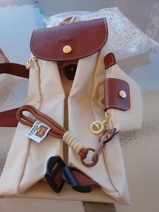 Conjunto Le Pliage Longchamp Beige