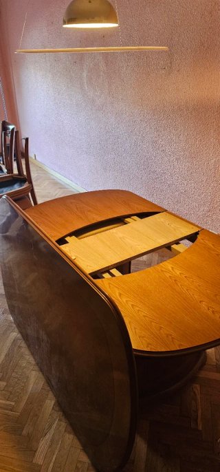 Mesa comedor extensible madera maciza