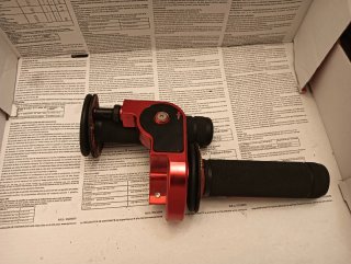 Bomba freno regulable y puño gas corto