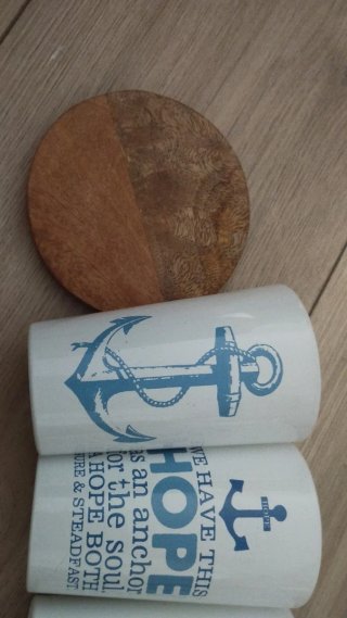 Tazas de cerámica con diseño náutico