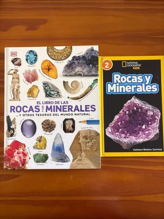 Pack 2 libros. El libro de las rocas y los mine..