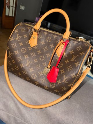Bolso Louis Vuitton Marrón y Rojo