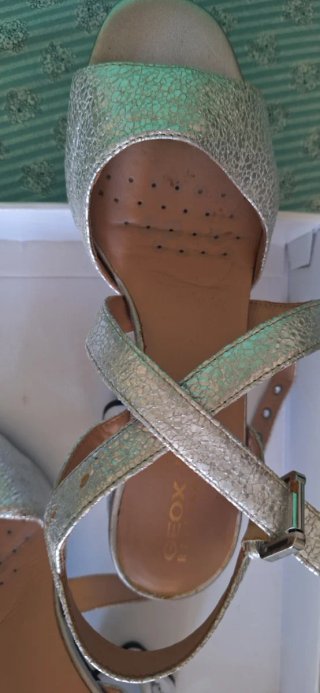 Sandali argento tacco gioiello