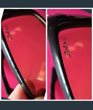 Gafas de Sol ZEBRA Polarizadas Negras Rojas
