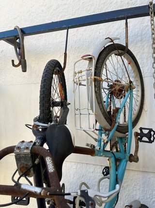 BICICLETA BMX Bicicletas (dos) viejas y oxidadas