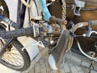 BICICLETA BMX Bicicletas (dos) viejas y oxidadas