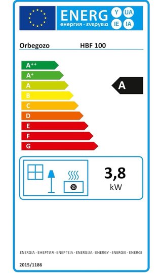 Estufa Gas Orbegozo HBF 100 Llama Azul 3800W