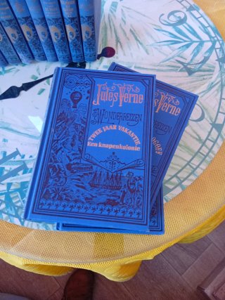 18 libros Julio Verne en neerdanles