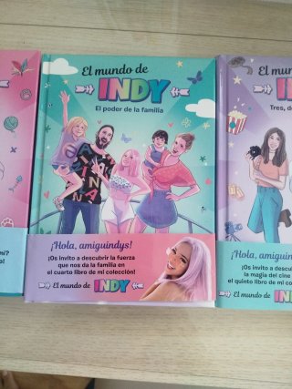 Lote 5 libros INDY El mundo de...