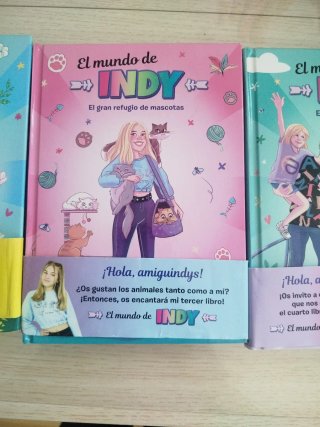 Lote 5 libros INDY El mundo de...