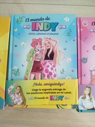 Lote 5 libros INDY El mundo de...