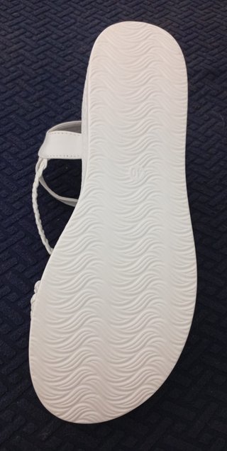 Sandalias cuña blancas nuevas