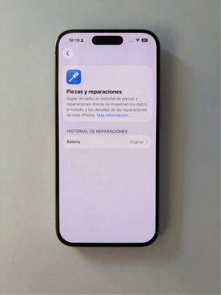 iPhone 15 Pro titanio natural | batería original
