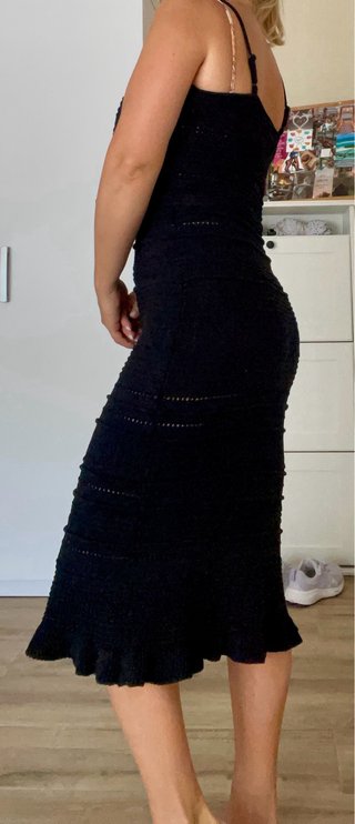 Vestito nero H&M in tessuto