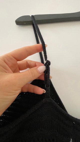 Vestito nero H&M in tessuto