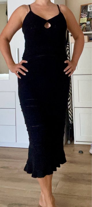 Vestito nero H&M in tessuto
