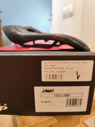 Sillín Selle SMP F20cSi Negro