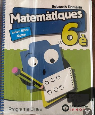 Matemàtiques, 6è Educació Primària