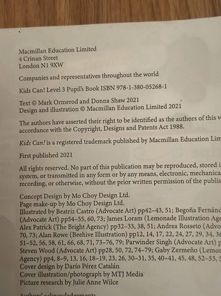 LIBRO DE INGLÉS 3 PRIMARIA. MACMILLAN.