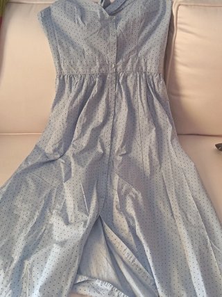 Vestito H&M pois azzurro tg S
