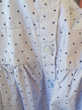 Vestito H&M pois azzurro tg S