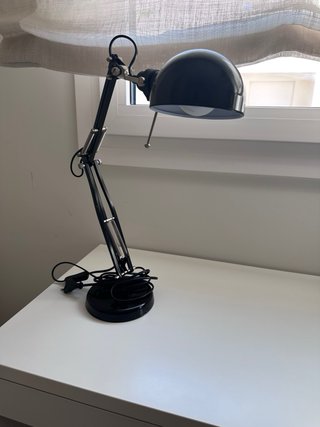 Lámpara flexo escritorio multiposición negra